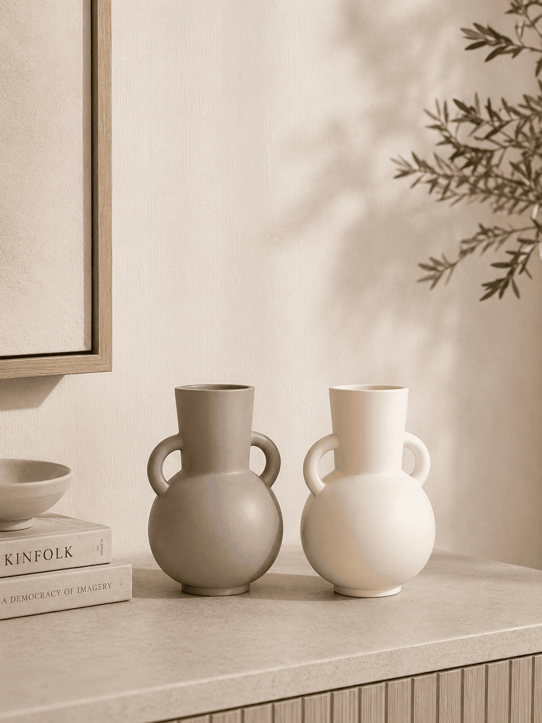 Rounded Handle Vase
