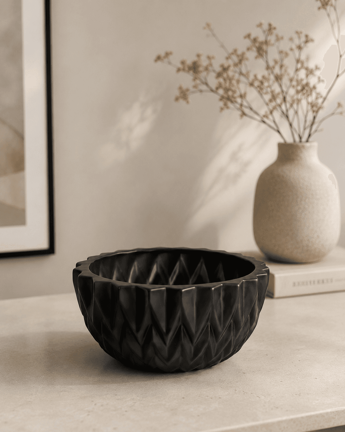Sculptural Faceted Bowl